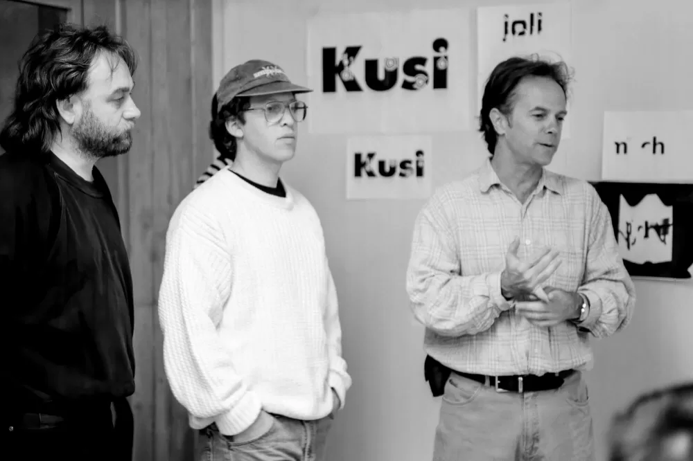 1997, Zürich, SfGZ, Workshop David Carson