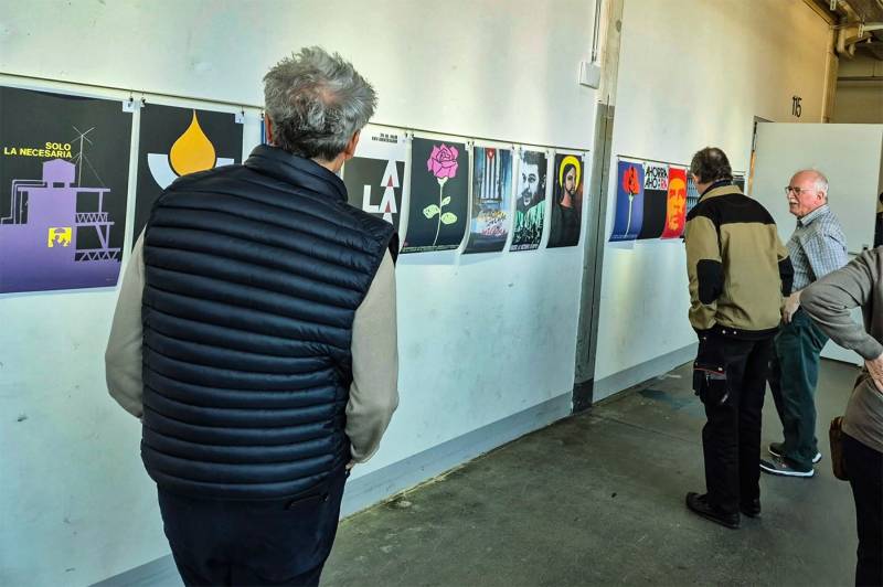 Freitag, 4.4. 2025, Bern-Liebefeld, Ausstellung kubanische Plakate.