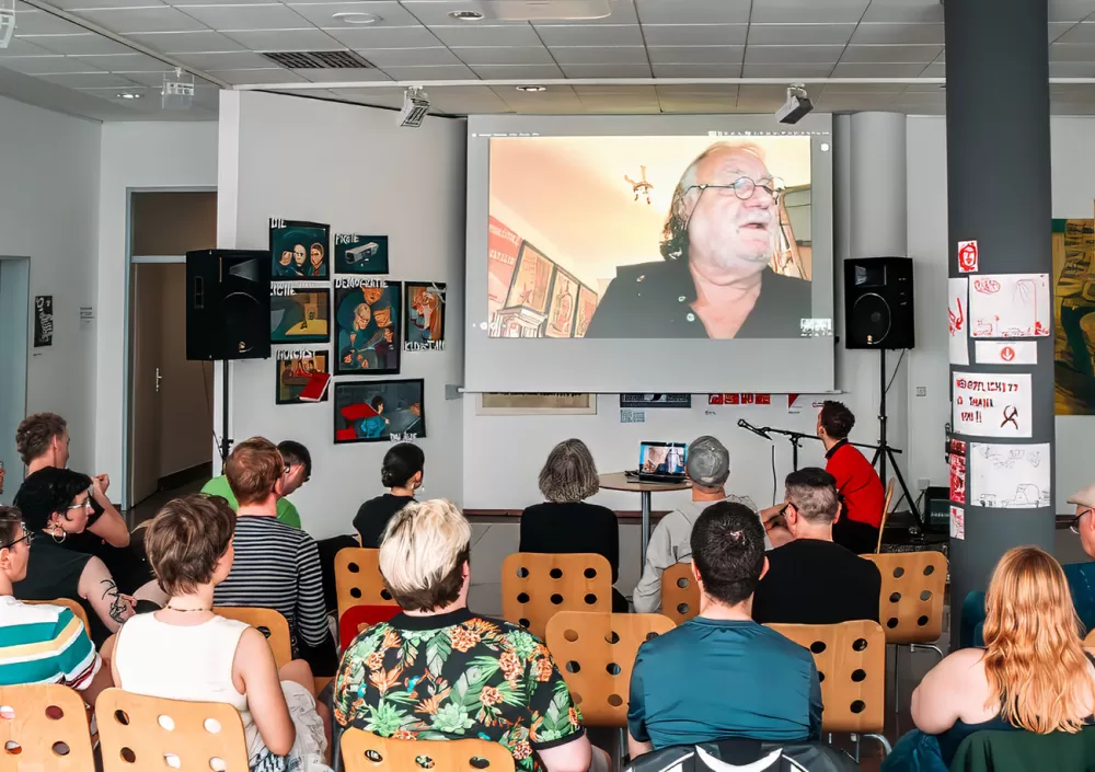 26.7.2026, Berlin, Video-Konferenz zum Thema «Das Plakat der Befreiung und des Widerstands»