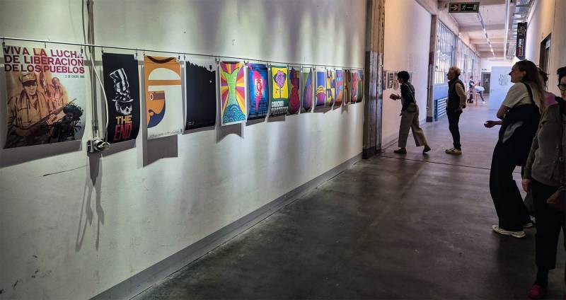 Freitag, 4.4. 2025, Bern-Liebefeld, Ausstellung kubanische Plakate.