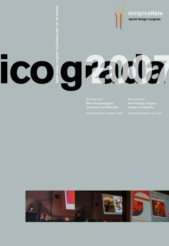2007, Typografische Monatsblätter, Icograda-Rede von Richard Frick.
