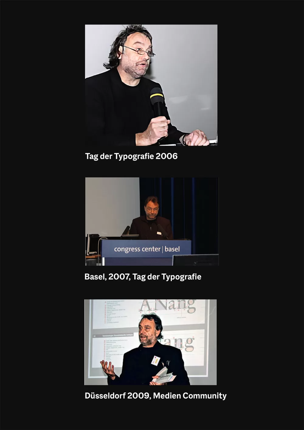 2006–2009, Tage der Typografie