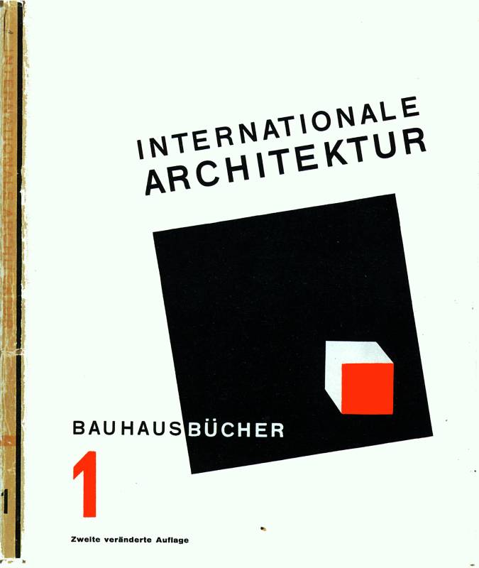 1925, Farkás Molnár, Bauhausbücher 1, Internationale Architektur, 23.5 × 22 cm, Einband.