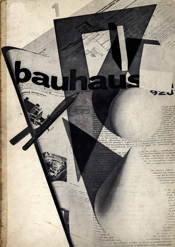 1928, Herbert Bayer, Zeitschrift «bauhaus».