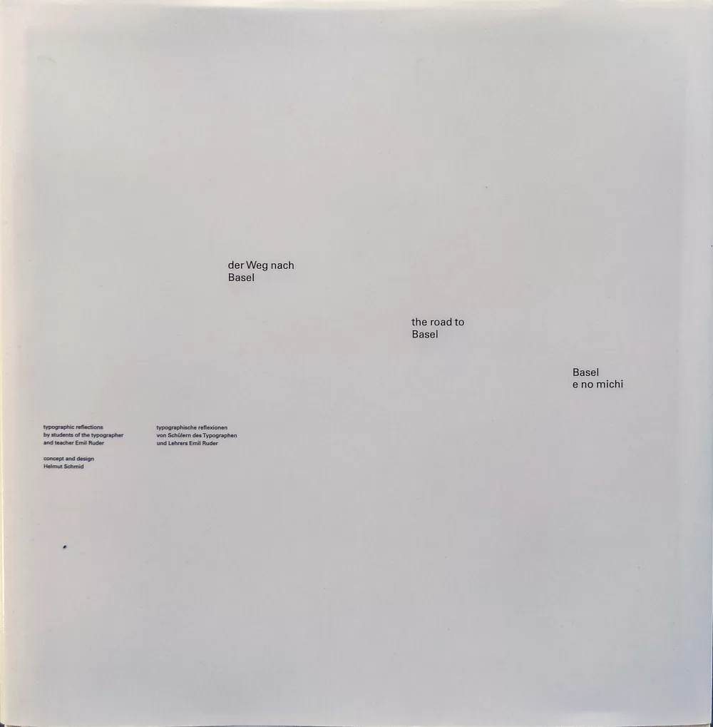 1997, Helmut Schmid, der Weg nach Basel.