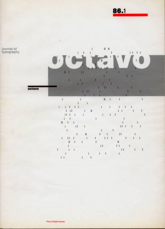 1986, Nr. 1, Hamish Muir, Octavo.