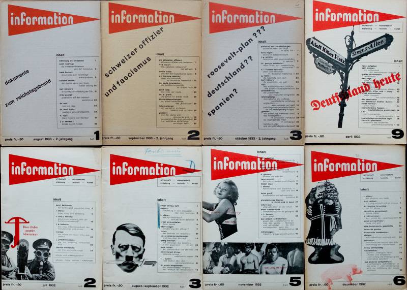 1932/33, Information,Bill, verschiedene Ausgaben.