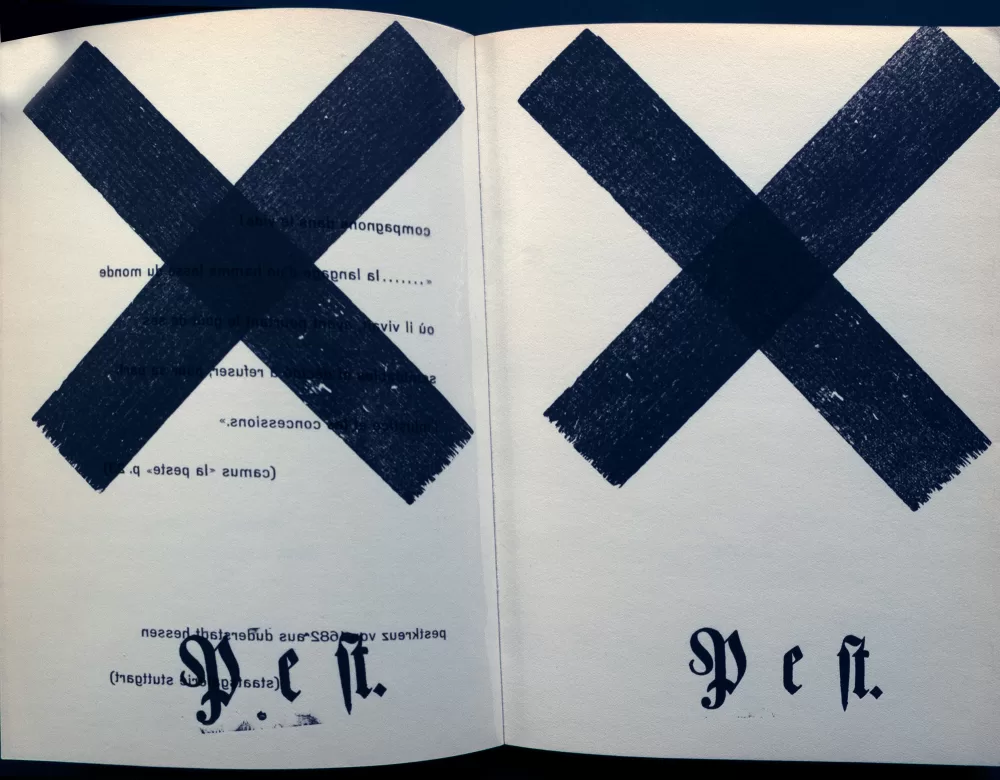 1962, Köln, Max Grieshaber, Poesia Typographica, Nachwort Kurt Martin.