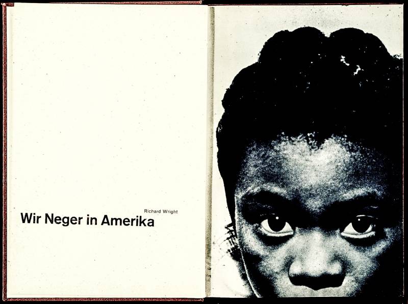 1948, Richard Paul Lohse, «Wir Neger in Amerika», Haupttitel.