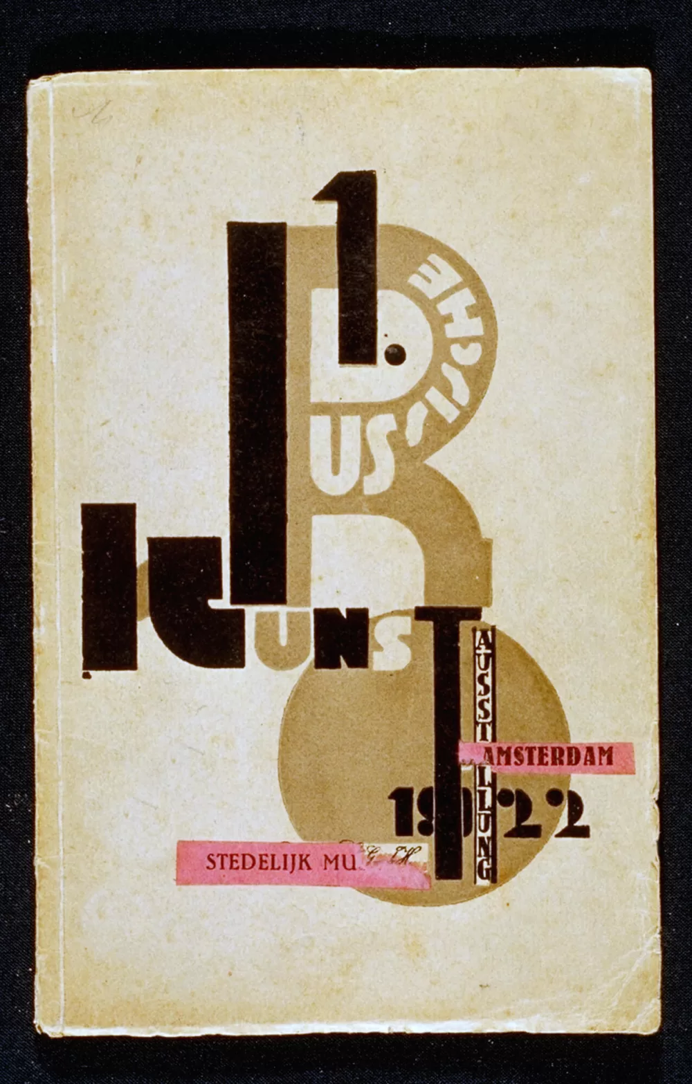 1922, El Lissitzky, «Russische Kunst»
Umschlag, 15 × 22.5 cm.
