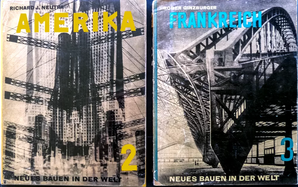 1930, El Lissitzky, «Neues Bauen in der Welt», Amerika und Frankreich.