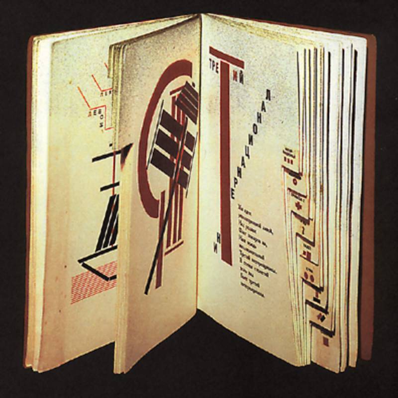 1922, El Lissitzky, Dlija gólossa (Für die Stimme) 62 Seiten.