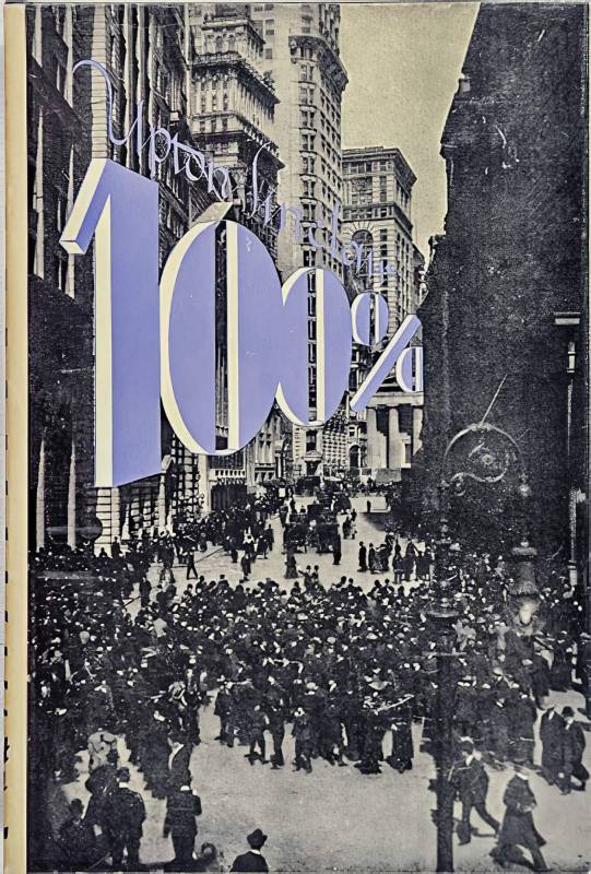 1921, John Heartfield, «100%», Upton Sincair.