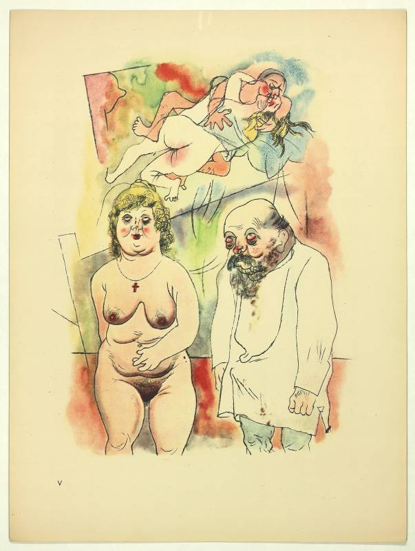 1923, George Grosz, Ecce Homo.