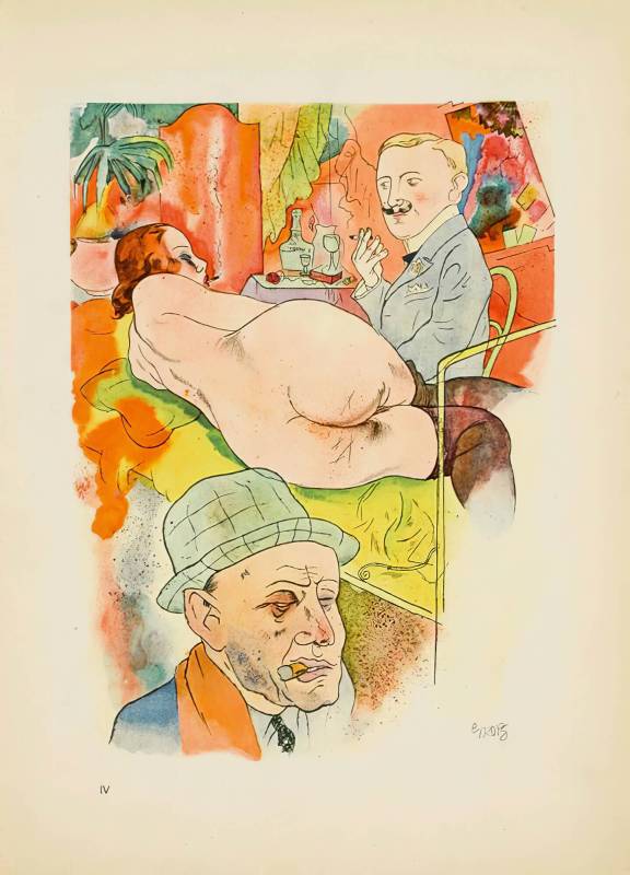 1923, George Grosz, Ecce Homo.