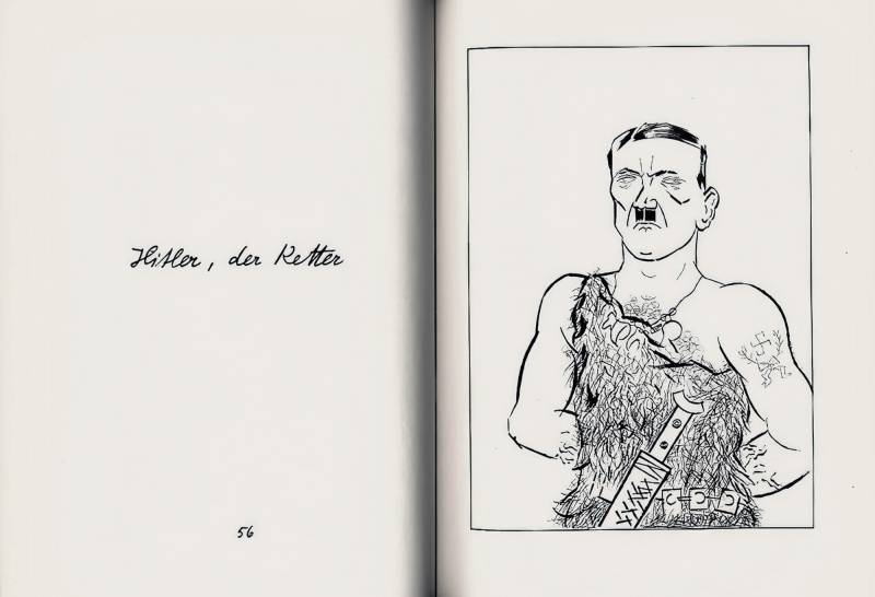 1930, George Grosz, «Das neue Gesicht der herrschenden Klasse!».