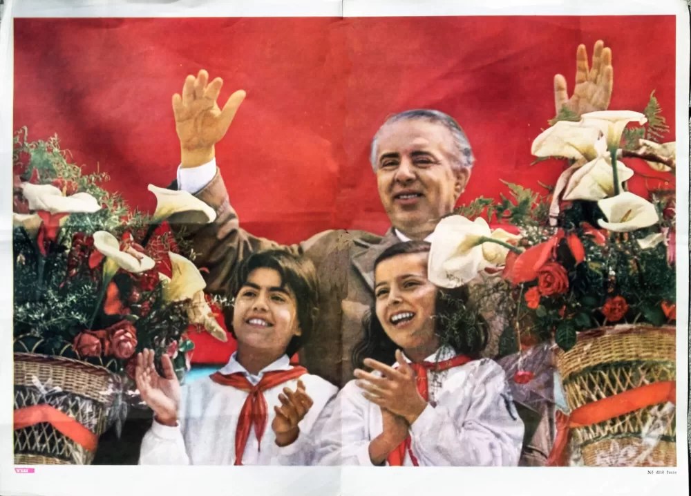 60er, Enver Hoxha, Präsident Albaniens.