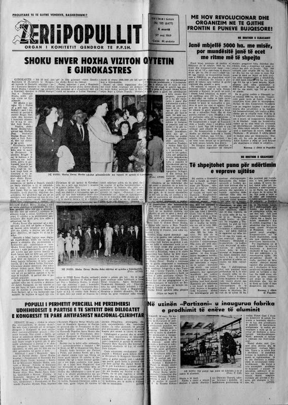 1969, stimme des Volkes, Organ des ZK der Partei der Arbeit Albaniens.