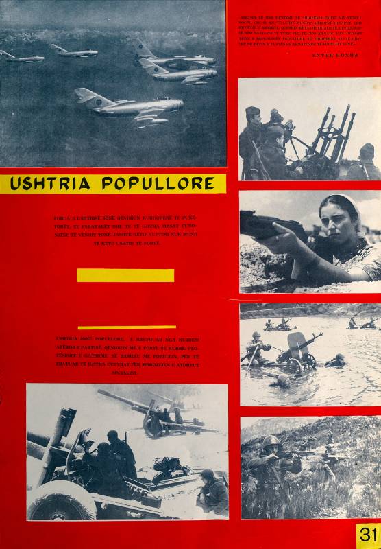 1974, Volksarmee Albaniens
