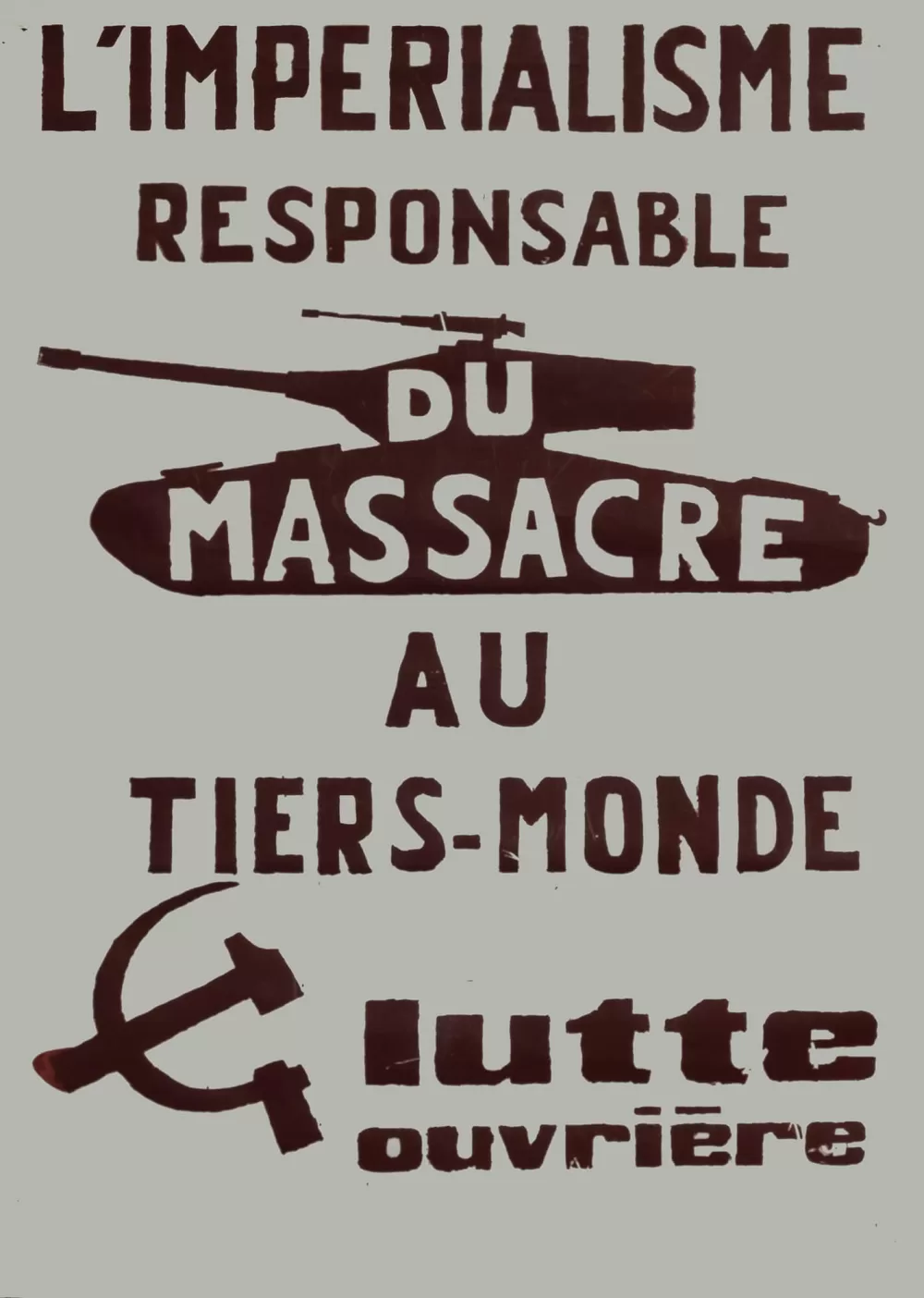 1968, Der verantwortliche Imperialist des Massakers in der Dritten Welt – Arbeiterkampf.