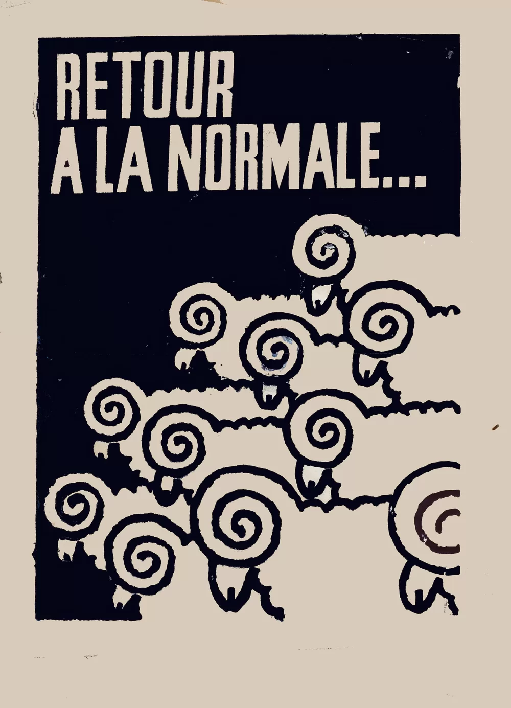 1968, Atelier Populaire, Rückkehr zur Normalität.