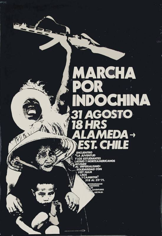 1971, Marsch für Indochina.