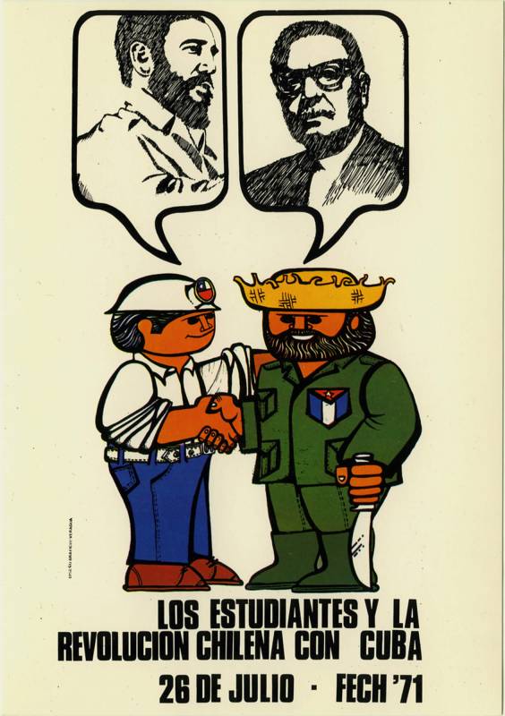 1971, Die Studenten und die chilenische Revolution mit Kuba.