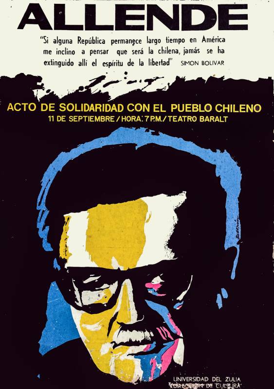 70er, Allende, Solidarität mit dem chilenischen Volk.