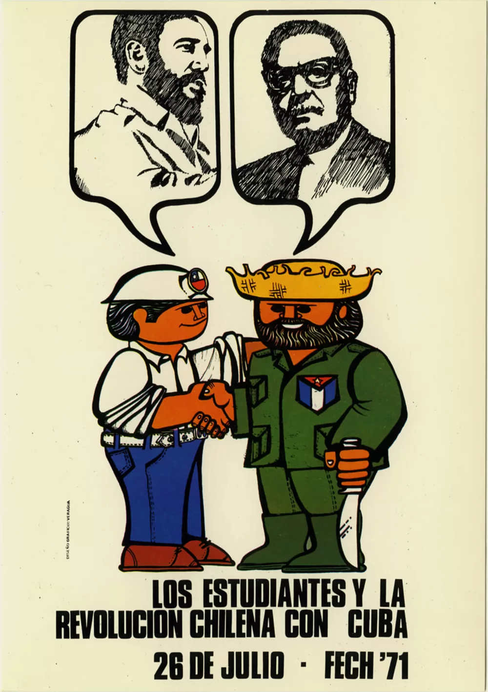 1971, Die Studenten und die chilenische Revolution mit Kuba.