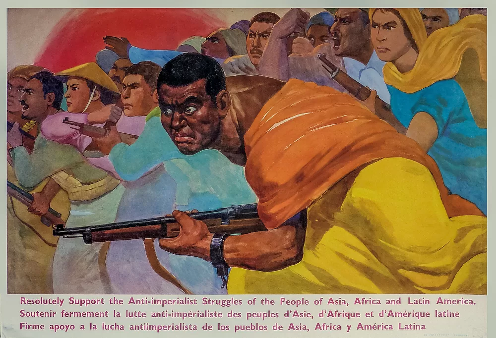 1964, Unterstützt energisch den antiimperialistischen Kampf in Asien, Afrika und Lateinamerika.