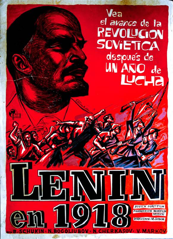 1960, Eladio Rivadulla, Plakat für den Film «Lenin».