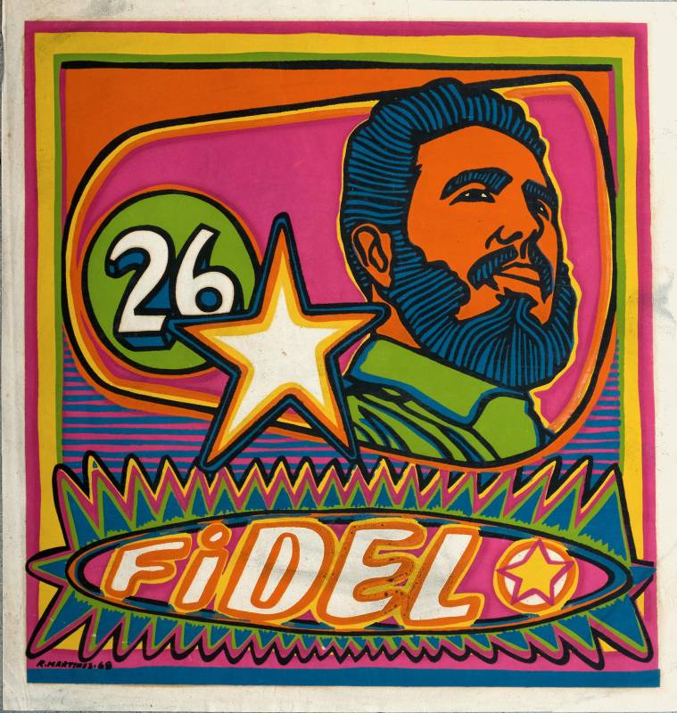 1968, Raúl Martínez, Fidel Castro.