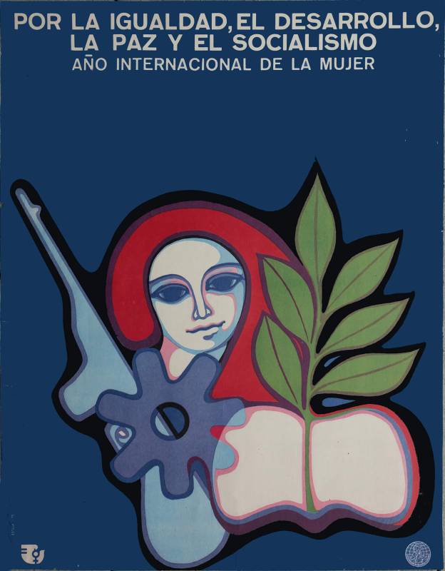 1975, Estella, Internationaler Tag der Frau, Für Gleichheit, Entwicklung, Frieden und Sozialismus.