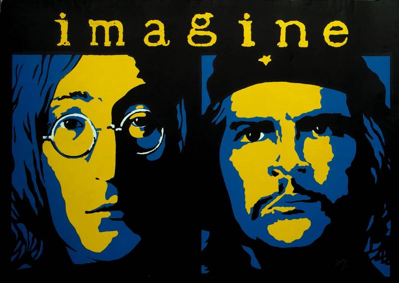 2000, Esteban Hernández Guerrero «Ares», IMAGINE , John Lennon und Che Guevara.