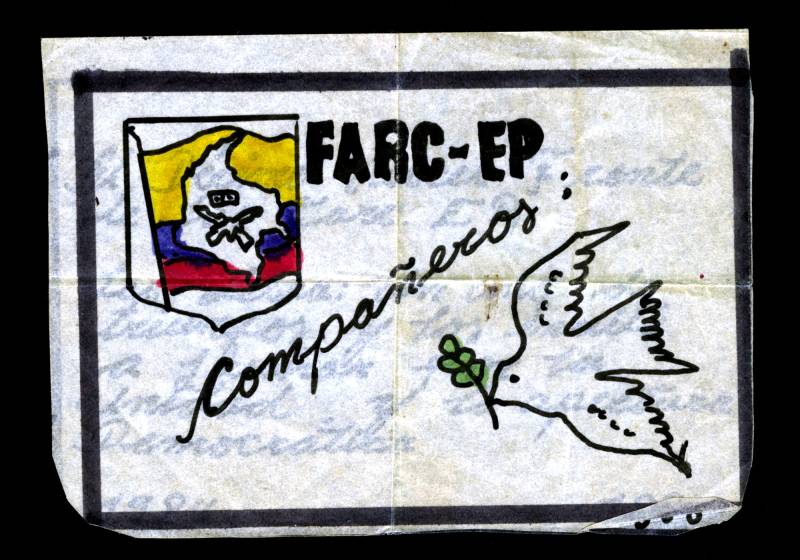1986, Farc, Neujahrsgrüsse an die Genossen.
