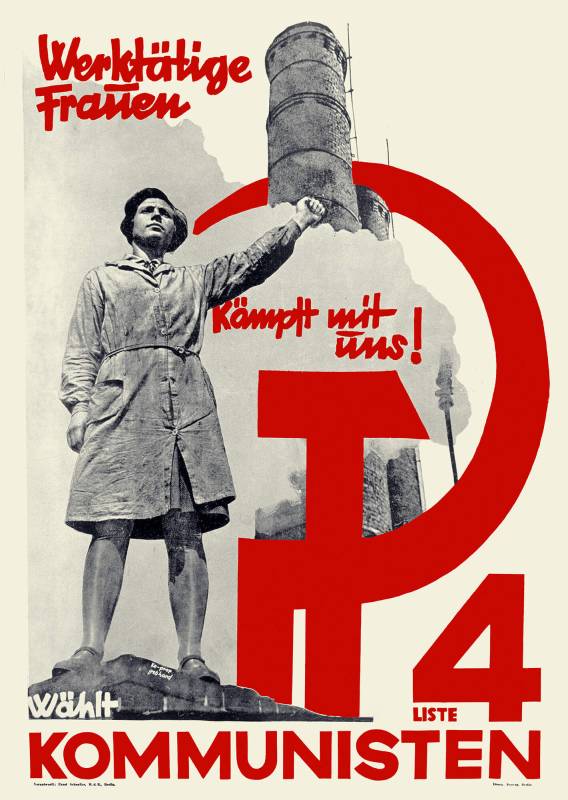 1932, Max Gebhard, Werktätige Frauen kämpft mit uns! Wählt Kommunisten