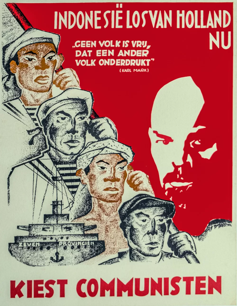 1933, KP Niederlande, Indonesien, jetzt unabhängig von Holland. Wählt Kommunisten.