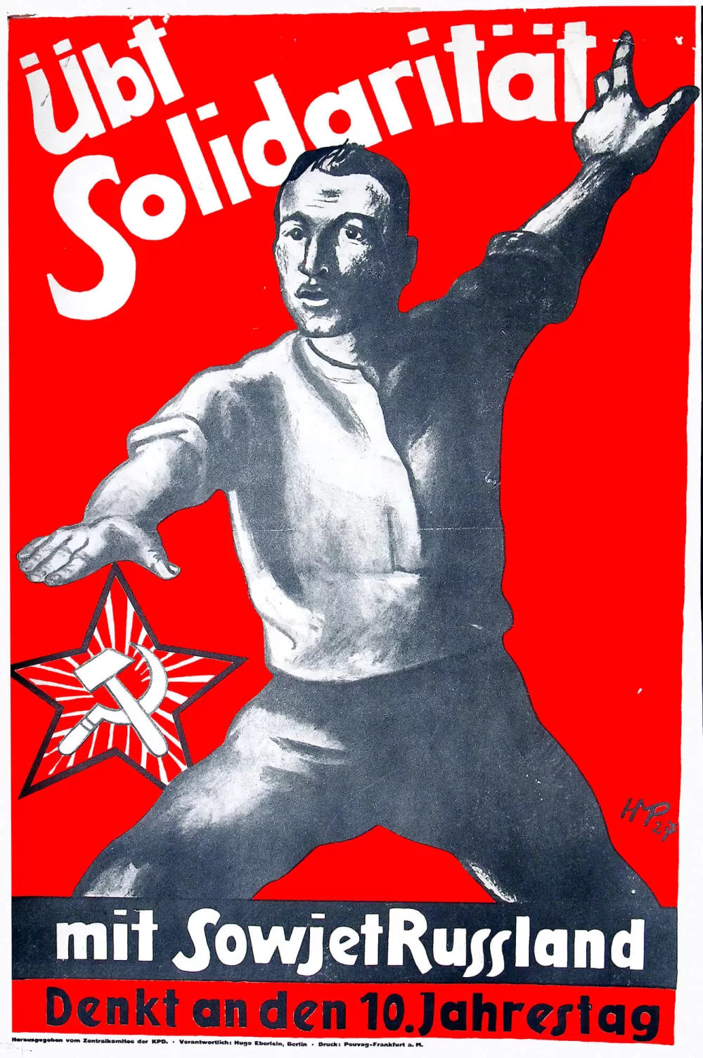 1927, Max Pechstein, Übt Solidarität mit Sowjet-Russland.