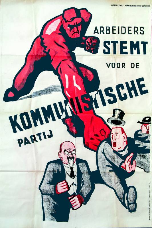 1929, A. Malsov (d. i. Victor Th. Slama), Arbeiter stimmt für die Kommunistische Partei.