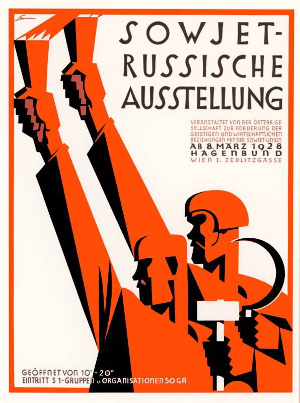 1928, Sowjetrussische Ausstellung,Wien.