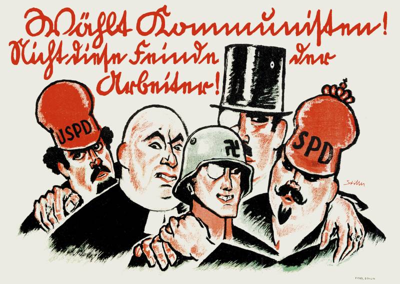 1924, Alfred Stiller, Wählt Kommunisten! Nicht diese Feinde der Arbeiter!