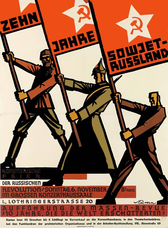 1927, Österreich, Victor Theodor Slama, «Zehn Jahre Sowjetrussland».
