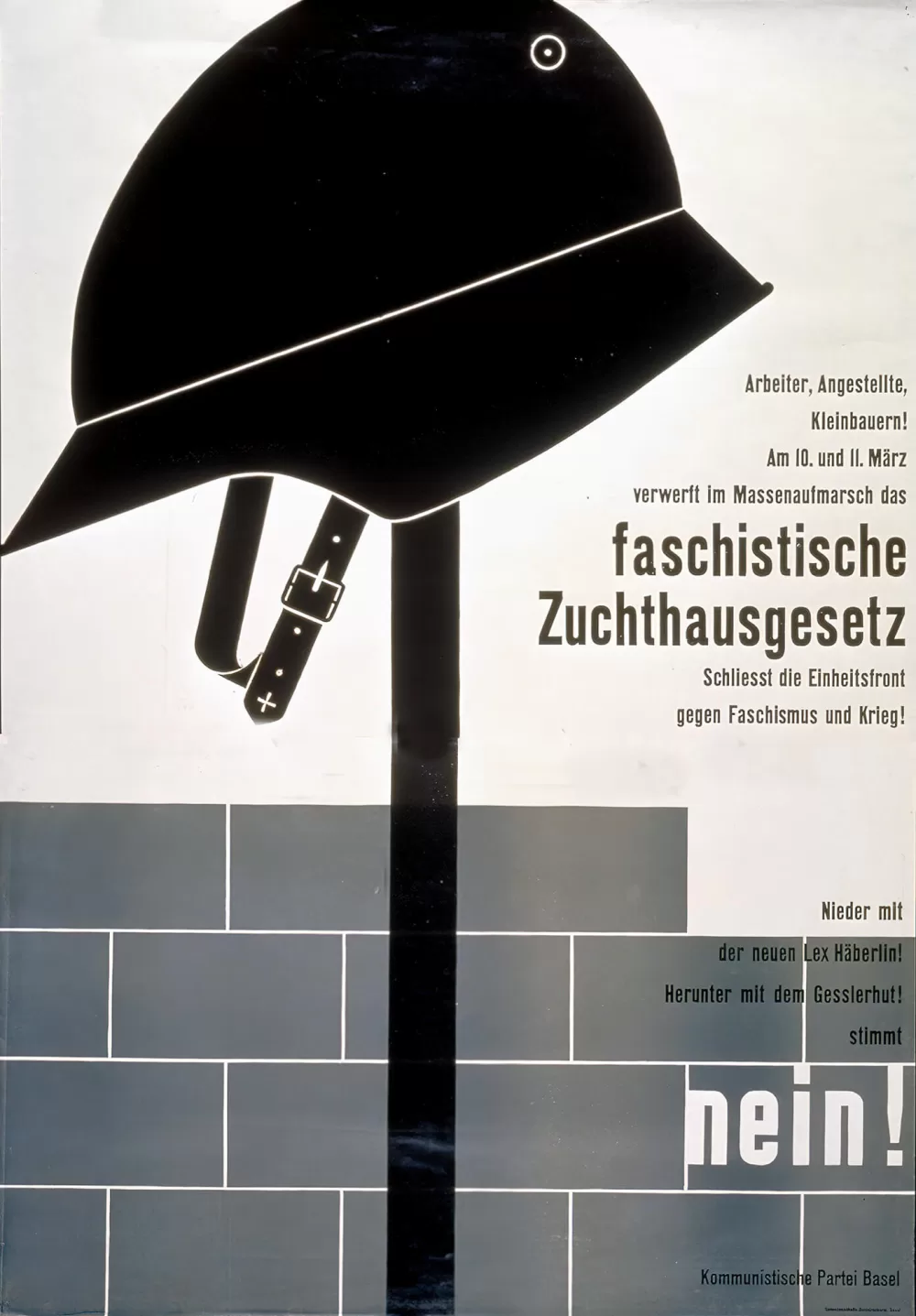 1934, KPS, Theo Ballmer, faschistische Zuchthausgesetze.