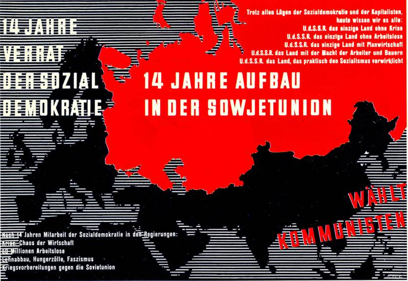 1931, KPS, Theo Ballmer, 14 Jahre Verrat der Sozialdemokratie – 14 Jahre Aufbau in der Sowjetunion.