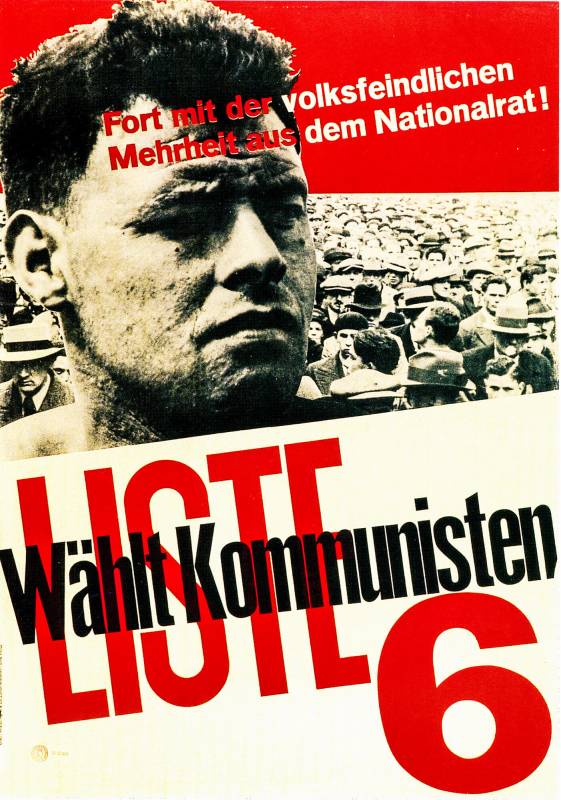 1935, KPS, Hans Trommer , Fort mit der volksfeindlichen Mehrheit im Nationalrat.