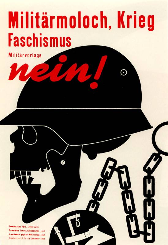 1935, KPS, Theo Ballmer, Militärmoloch, Krieg, Faschismus.