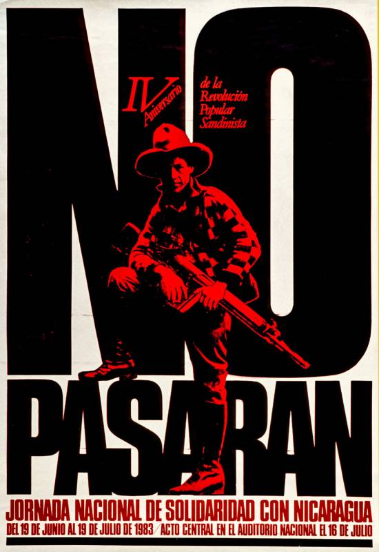 1983, Solidarität mit Nicaragua.