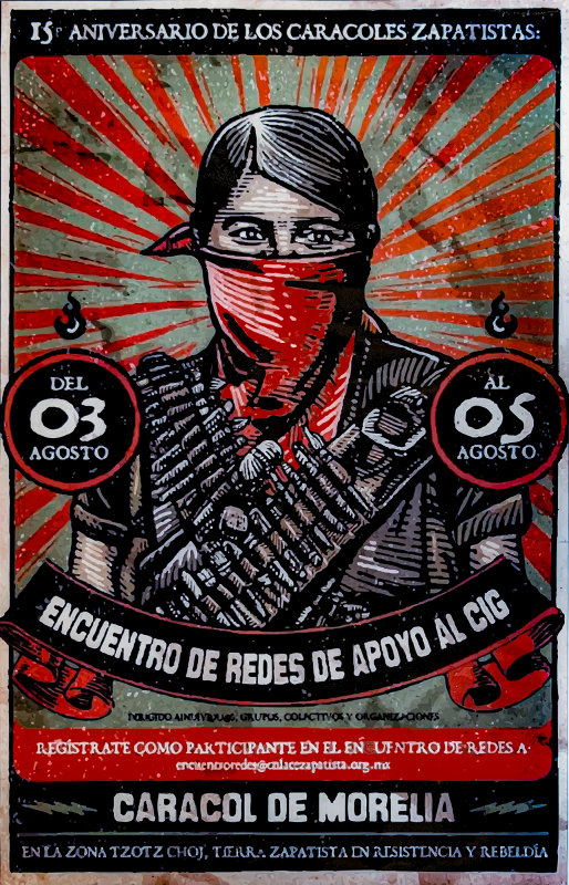 2009, 15. Jahrestag der zapatistischen Caracoles: Treffen der Unterstützungsnetzwerke für die CIG.