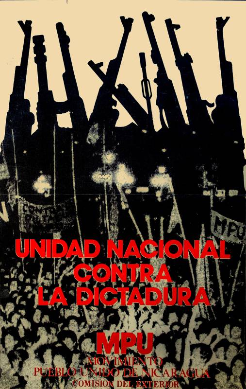 80er, Nationale Einheit gegen die Diktatur.