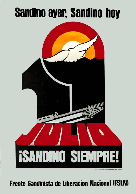 1980, CST, 1. Jahrestag der Revolution, Sandino gestern, Sandino heute, Sandino immer!